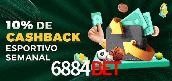 10% de bônus de cashback na 6884Bet